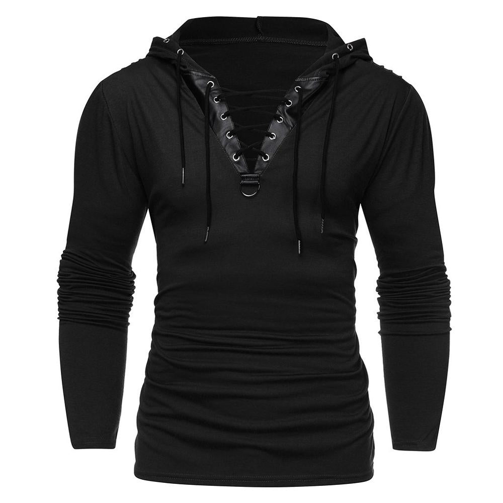 Rags n Rituals 'Dexter' Mens V-Neck Hooded Top at $34.99 USD
