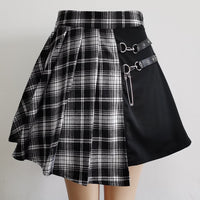 Rags n Rituals 'Showcase' Grey and Black Pleated Skirt at $34.99 USD