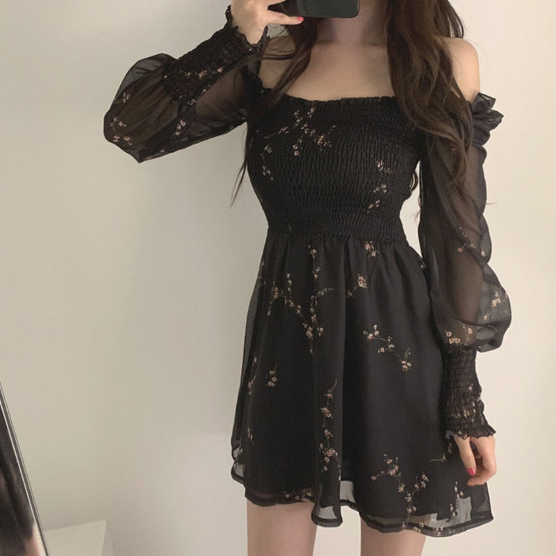 Dazzle' Black Alt Long Puffy Dress Rags n Rituals Dazzle' Black Alt Long Puffy Dress Rags n Rituals