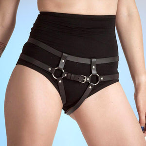 Rags n Rituals 'Get High' PU Leather Harness Underwear at $23.99 USD
