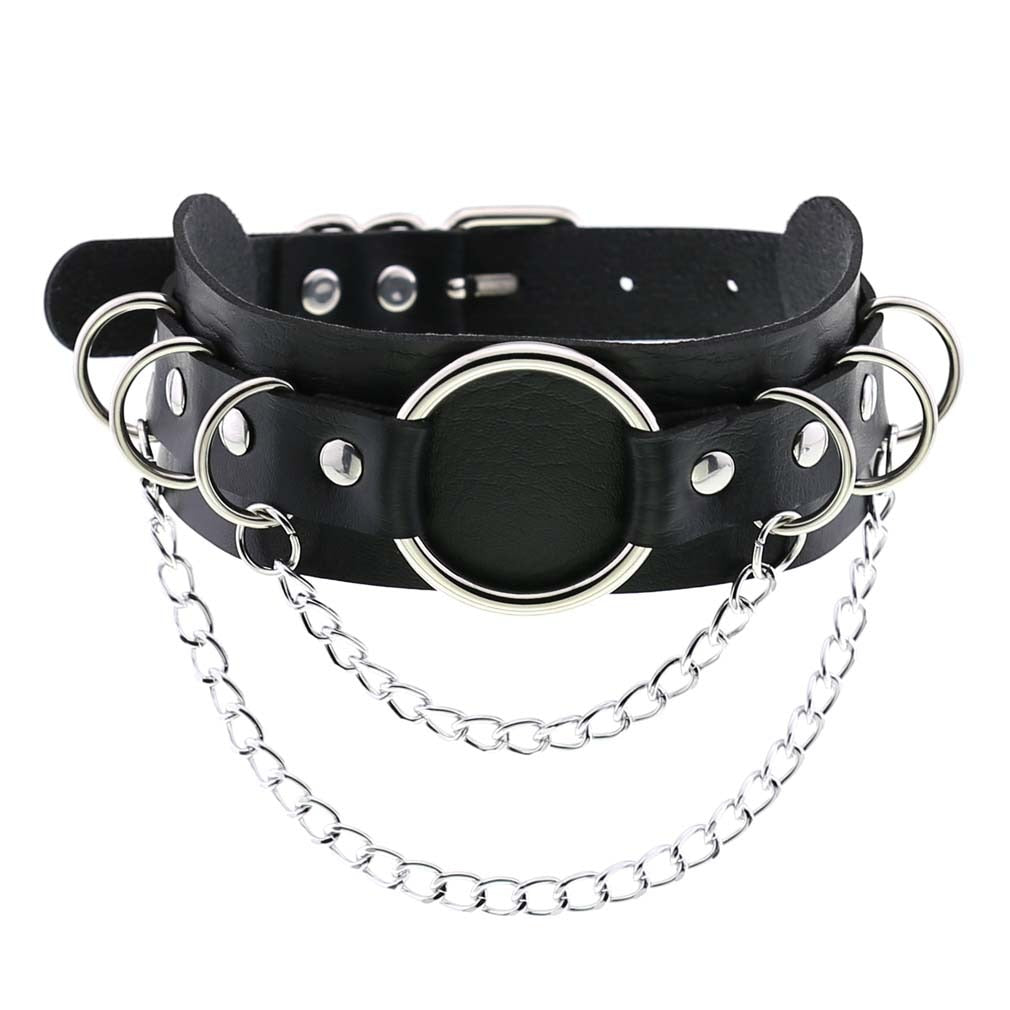 Rags n Rituals 'Zone' PU Leather Choker at $14.99 USD