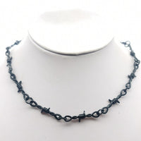 Rags n Rituals Black Barbed Wire Choker at $12.99 USD