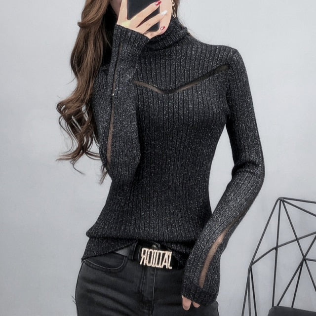 Rags n Rituals Grey Turtleneck Top at $24.99 USD