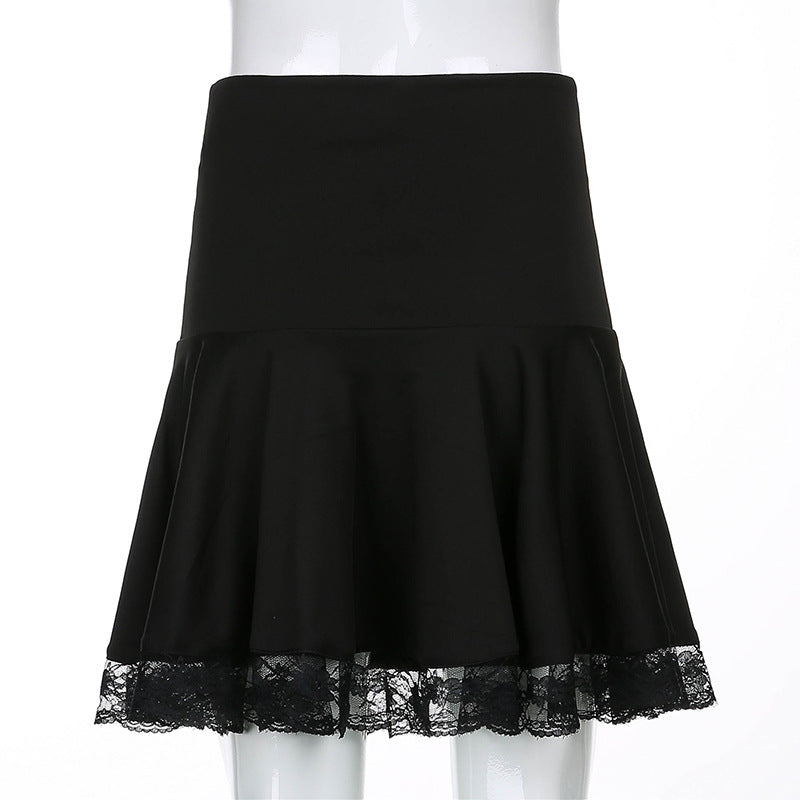 Rags n Rituals 'Grave Encounter' Black Lace Skirt at $19.99 USD