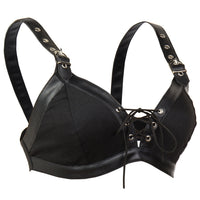 Rags n Rituals 'Levels' PU Lace Up Bra Top at $24.99 USD