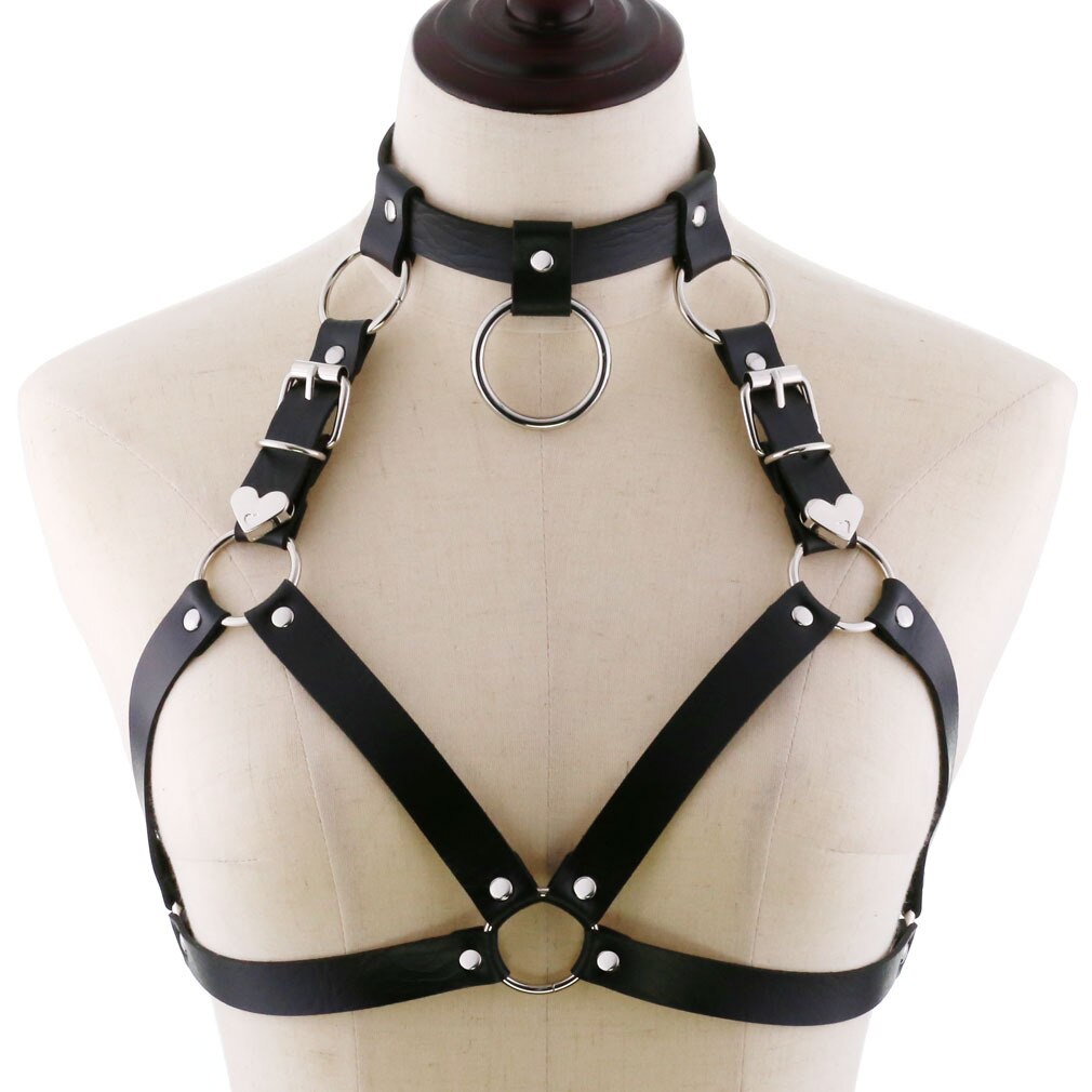 Rags n Rituals 'Dead or Rock' PU Leather Body Harness at $24.99 USD