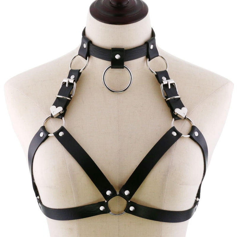 Rags n Rituals 'Dead or Rock' PU Leather Body Harness at $24.99 USD
