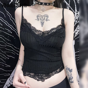 Rags n Rituals Casual Black Lace Crop Top at $24.99 USD