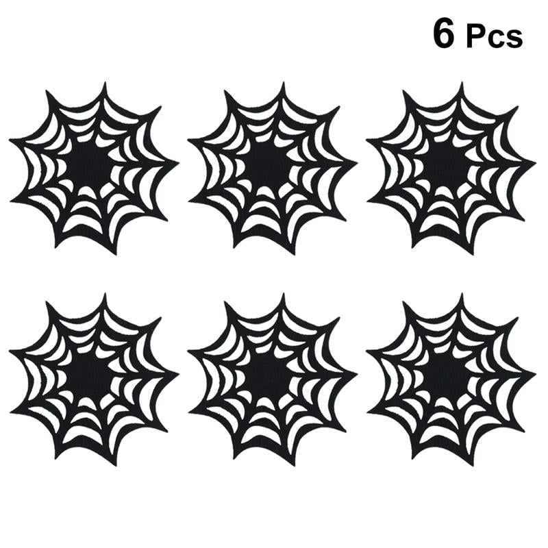 Spider web coaster pack of 6
