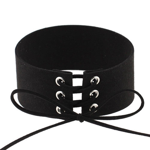 Rags n Rituals Sexy Goth Lace Up Choker Necklace at $9.99 USD