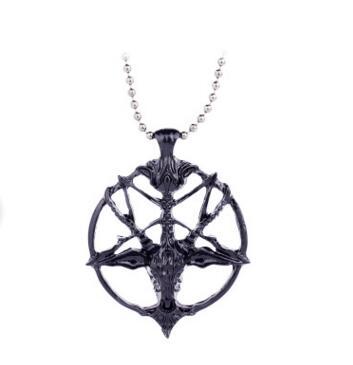 Rags n Rituals Inverted Occult Pentagram Goat Necklace at $9.99 USD