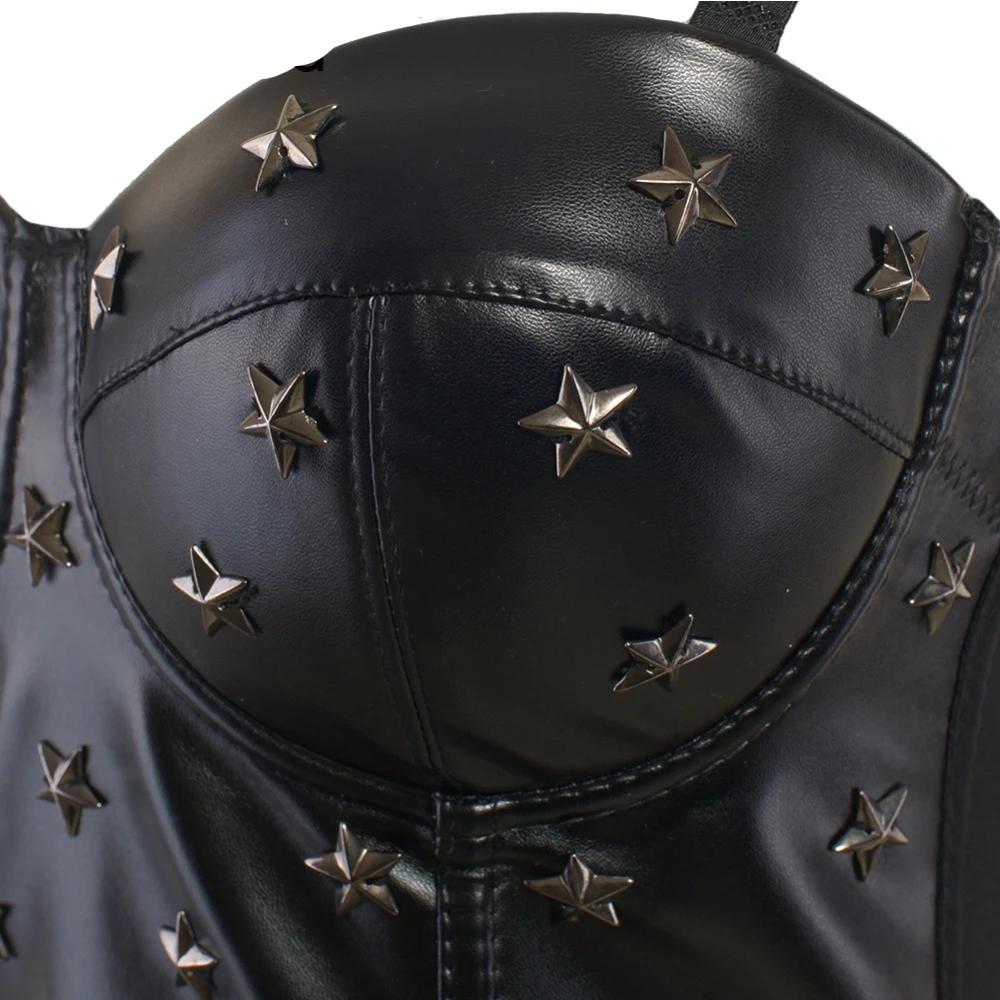 Rags n Rituals 'Matrix' PU Leather Bustier Top at $34.99 USD