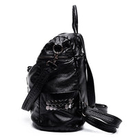 Rags n Rituals 'Donnie' Black PU Backpack at $32.99 USD