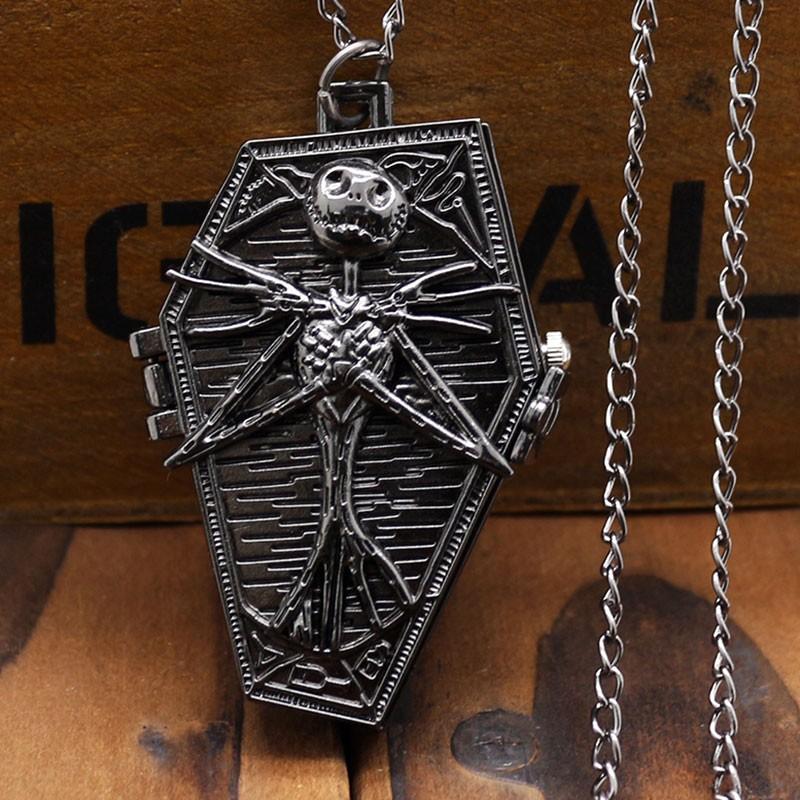 Rags n Rituals Nightmare Before Christmas Coffin Pocket Watch Necklace at $12.99 USD