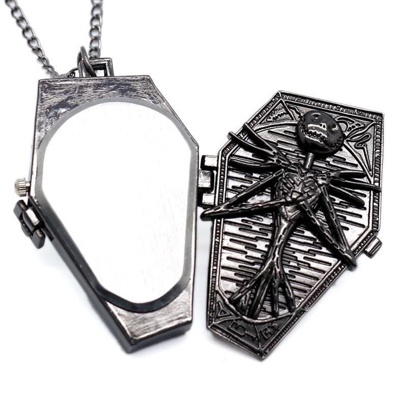 Rags n Rituals Nightmare Before Christmas Coffin Pocket Watch Necklace at $12.99 USD