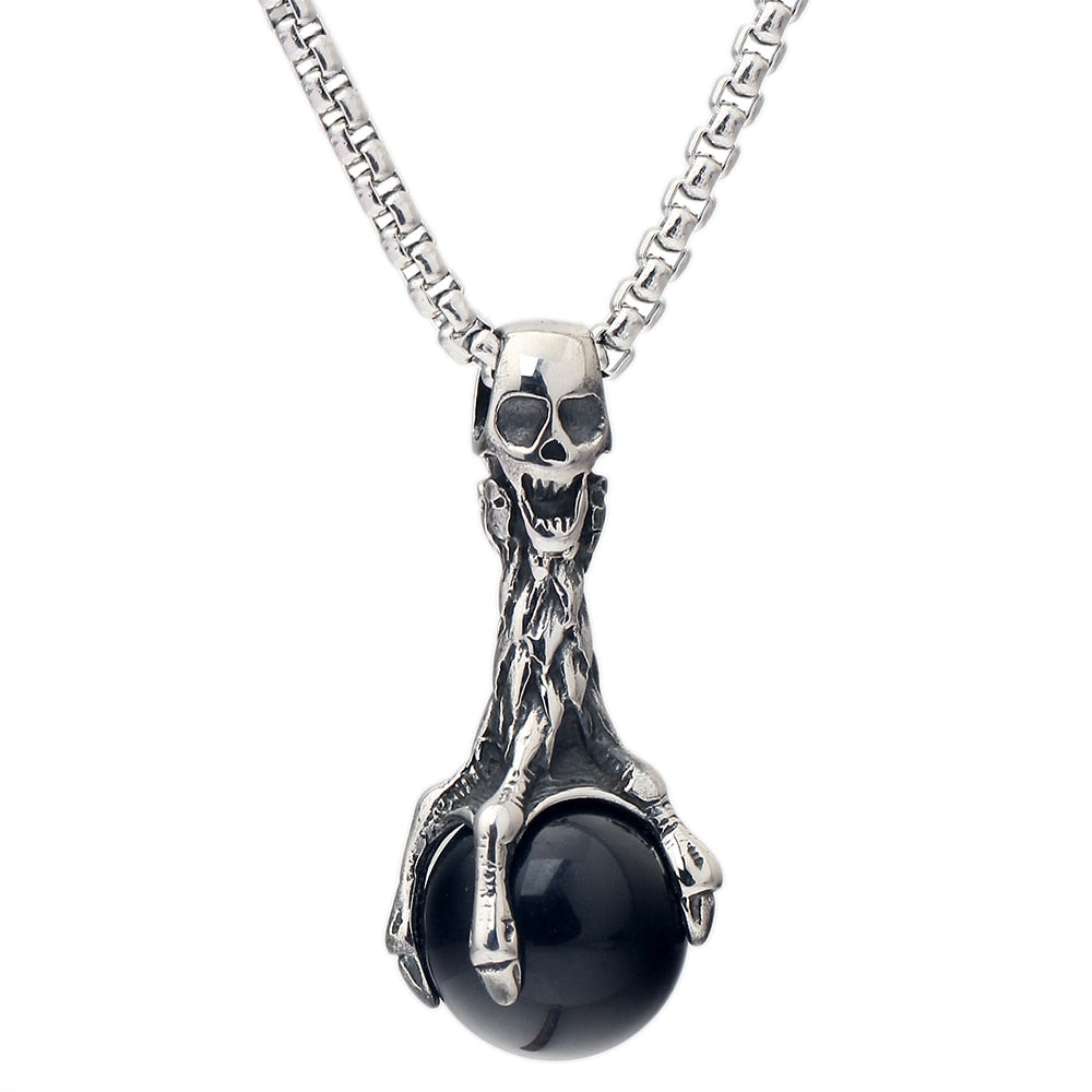 Rags n Rituals Skull Claw Pendant Necklace at $19.99 USD