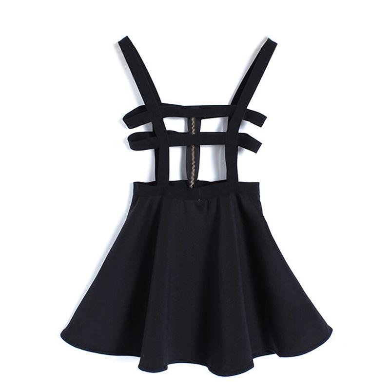 Rags n Rituals 'The Loved Ones' Black hollow strap skirt (One Size) at $24.99 USD