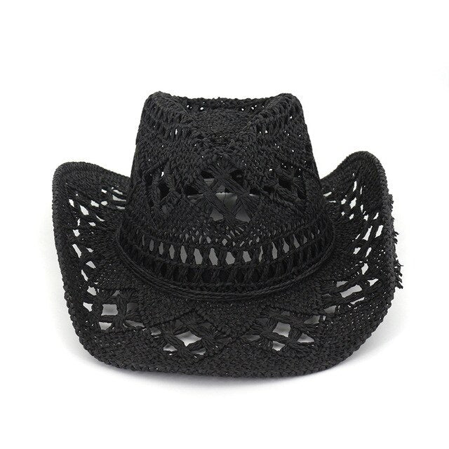 Rags n Rituals Lace gothic sun cowboy hat. Black, white or straw coloured at $24.99 USD