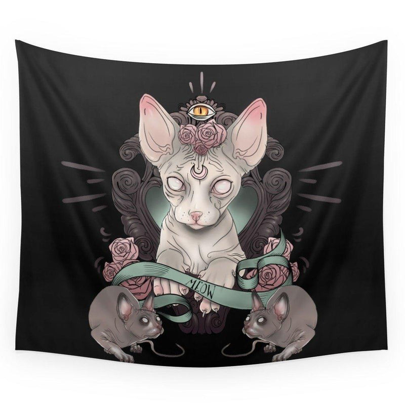 Rags n Rituals Sphynx Wall Tapestry at $34.99 USD