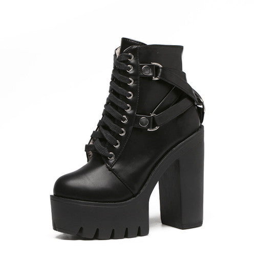 Rags n Rituals 'Stardust' Goth Black Ankle Boots at $59.99 USD