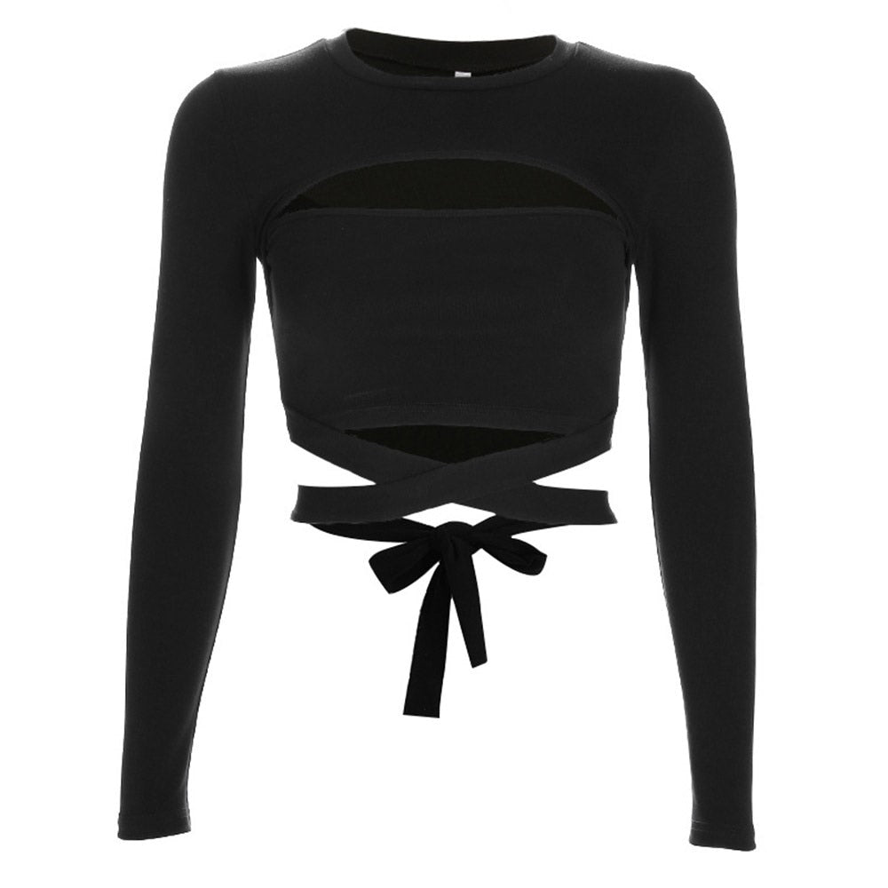 Rags n Rituals 'Talk of the Town' Black long sleeved top at $31.99 USD