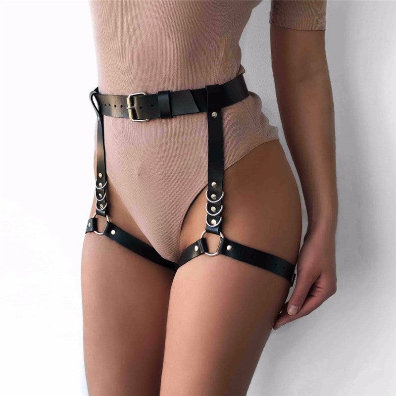 Rags n Rituals 'Blasphemy' Black faux leather harness at $19.99 USD