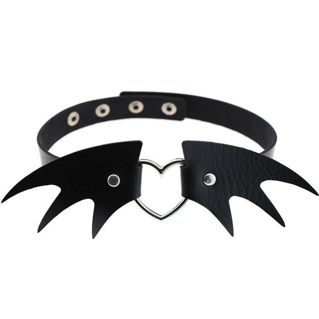 Rags n Rituals 'Batty' Black bat wing choker at $14.99 USD