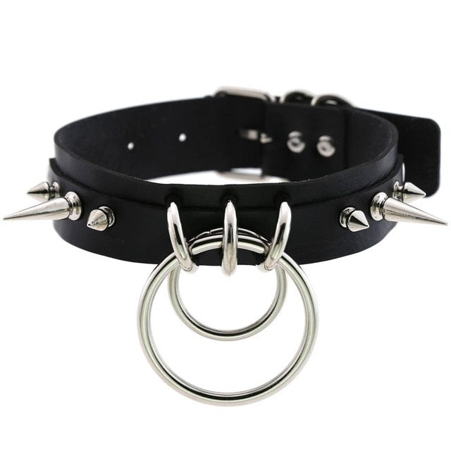 Rags n Rituals 'Illusion' Black Ring spike choker at $14.99 USD
