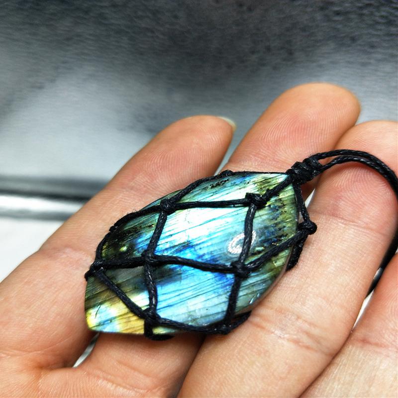 Rags n Rituals 'Little Angel' Natural Labradorite Stone Pendant at $14.99 USD