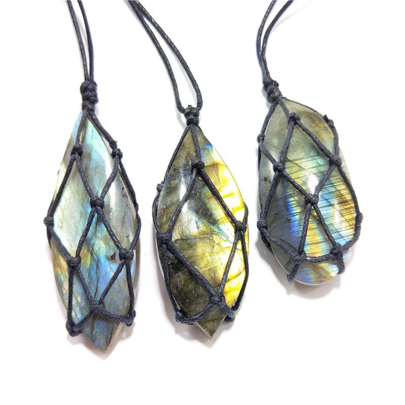 Rags n Rituals 'Little Angel' Natural Labradorite Stone Pendant at $14.99 USD