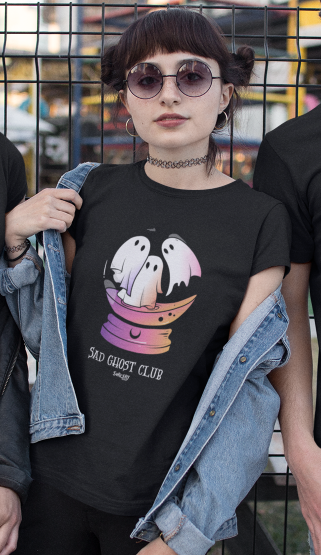 Rags n Rituals 'Sad Ghost Club' Short-Sleeve Unisex T-Shirt at $26.99 USD