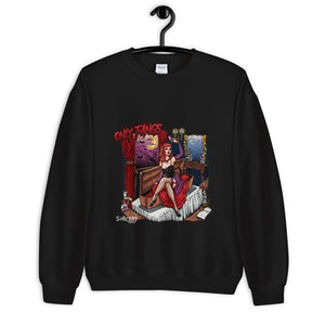 Rags n Rituals 'Only Fangs' Black Unisex Sweatshirt at $49.99 USD