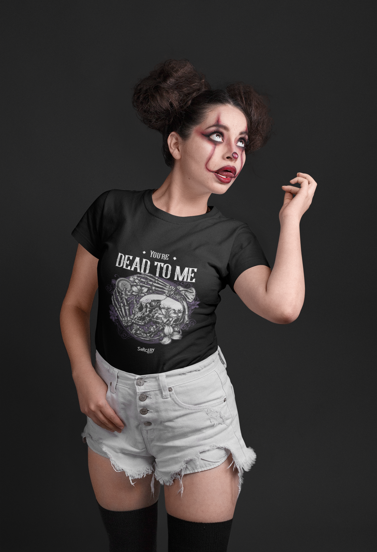 Rags n Rituals 'You're Dead To Me' Short-Sleeve Black Unisex T-Shirt at $26.99 USD